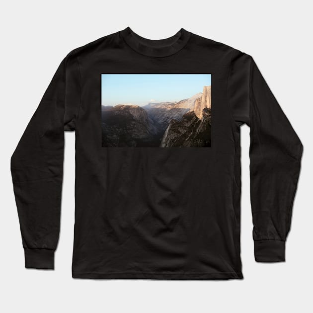 Half / North Long Sleeve T-Shirt by hraunphoto